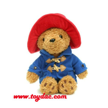 Sombrero de vestido suave oso de peluche